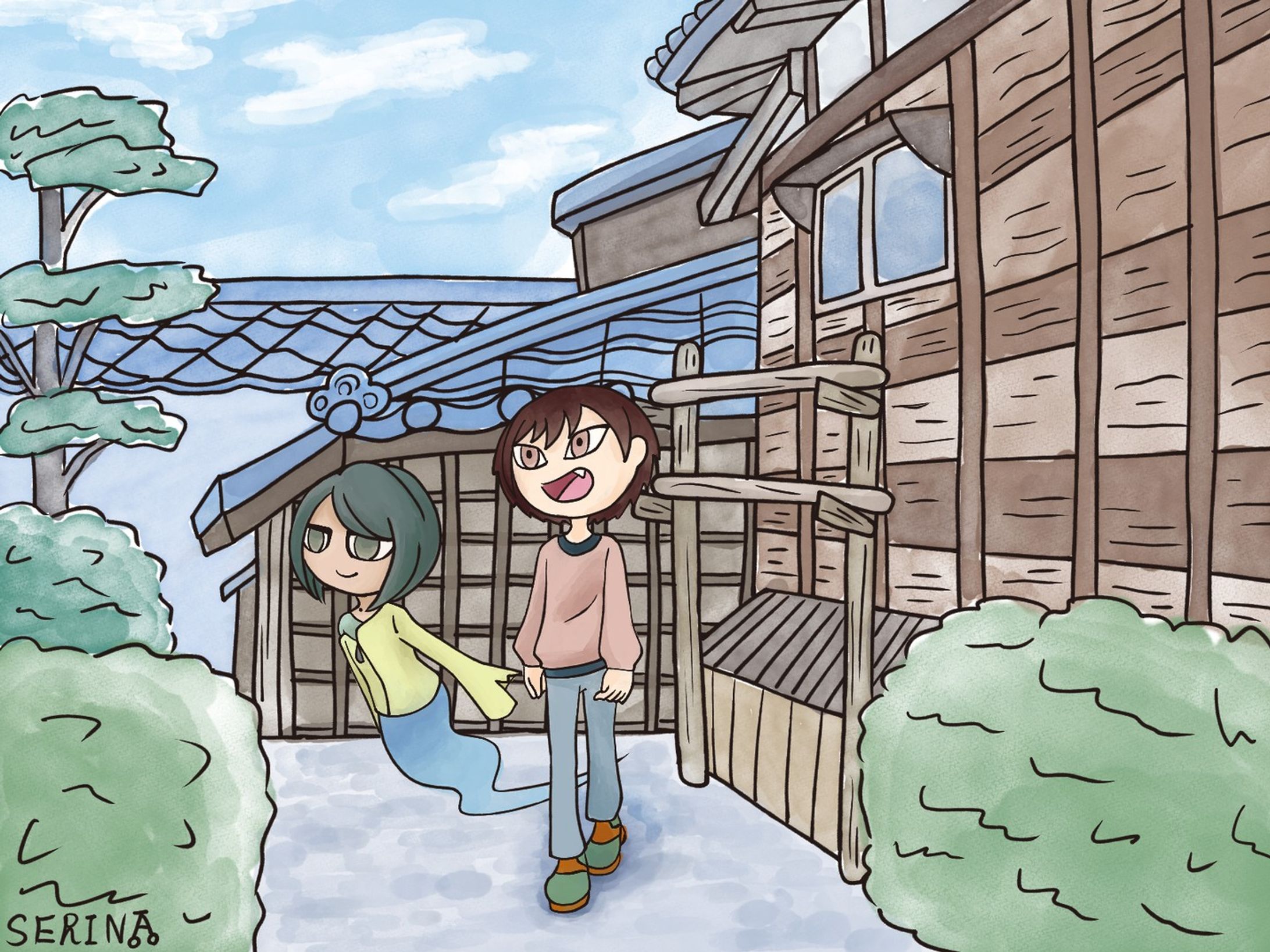 おさんぽ
私にしてはヒジョーに珍しい風景の背景つきイラスト
#illustration #originalcharacter #イラスト #オリジナル #clipstudiopaint #和風 #幽霊 #おさんぽ #男の子 #風景 #デジタルイラスト-1