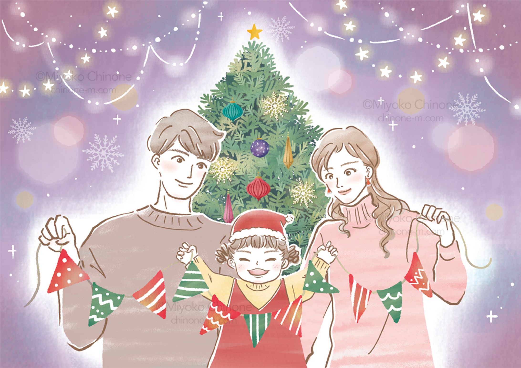 家族でクリスマス（オリジナル）-1