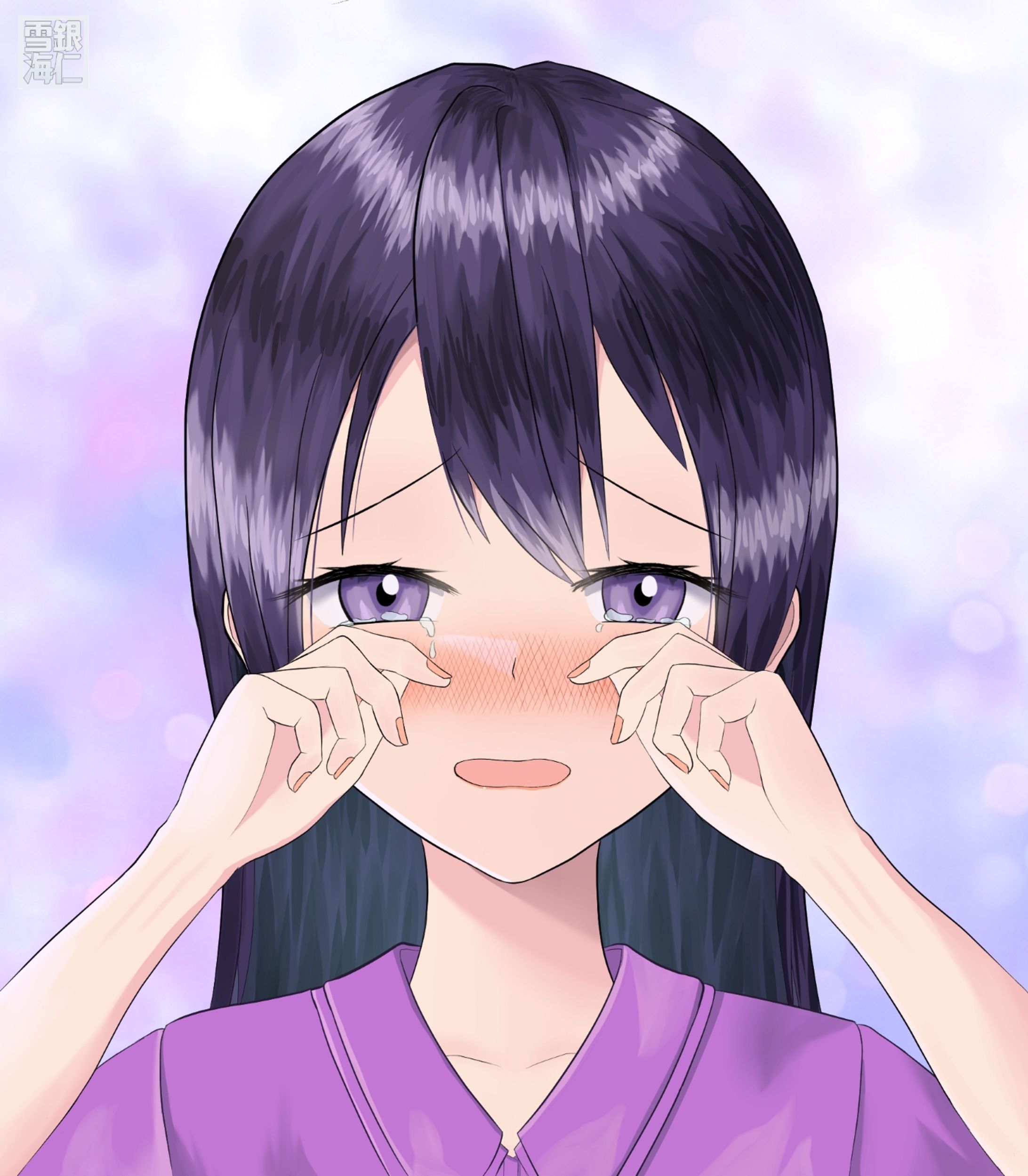 泣き顔の美女アイコン-1