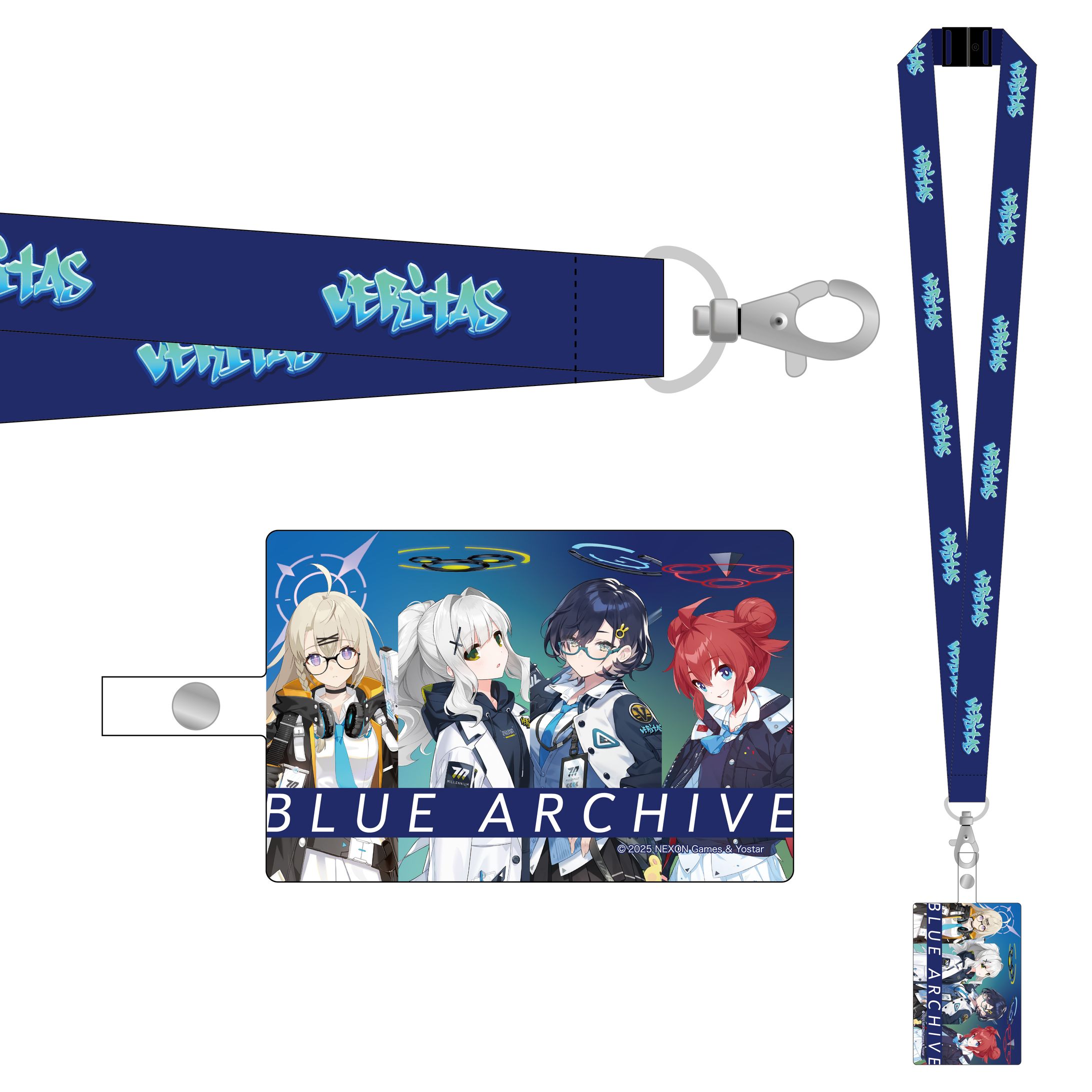 株式会社Yostar Shop ブルーアーカイブ「フォンタブ付きネックストラップ（ヴェリタス）」他4種 商品企画・デザイン-1