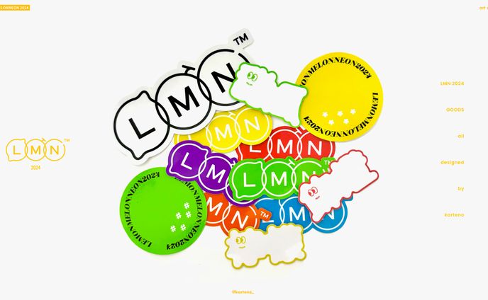LEMONMELONNEON2024 - グッズデザイン