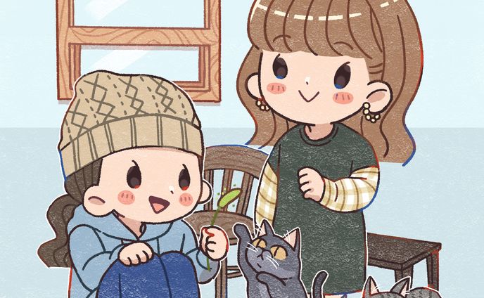 ファッションシンプルイラスト