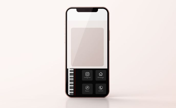 ピアノ教室のLINEリッチメニュー