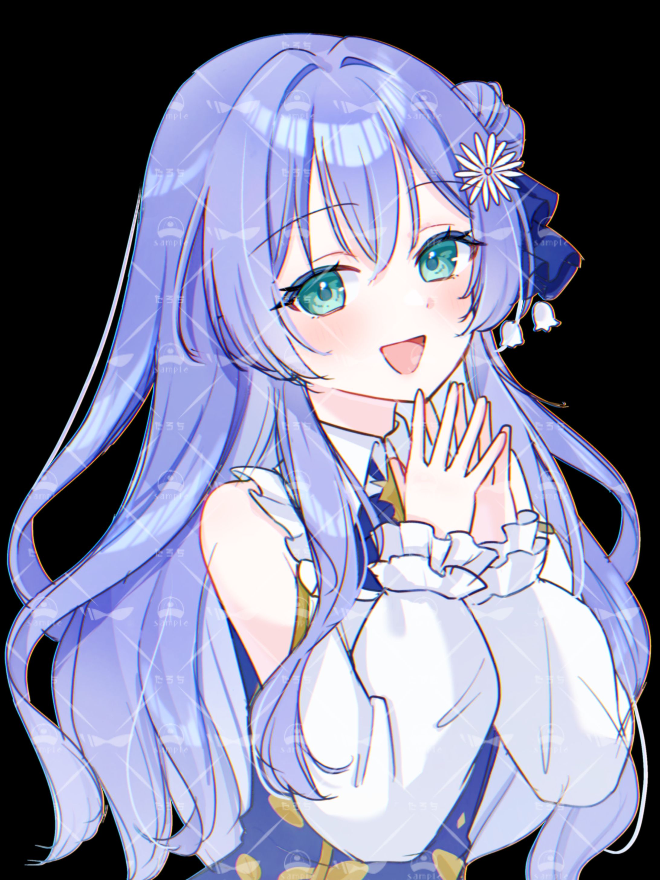 【works】カラーラフプラン 鈴蘭リンカ様 short用イラストご依頼-1