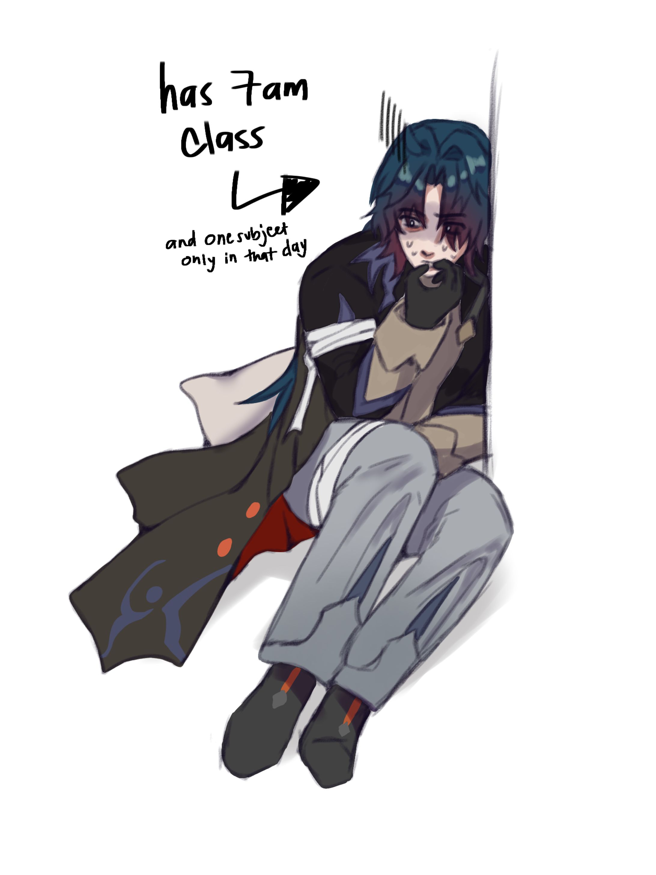 Draw ur characters in your current situation trend-1