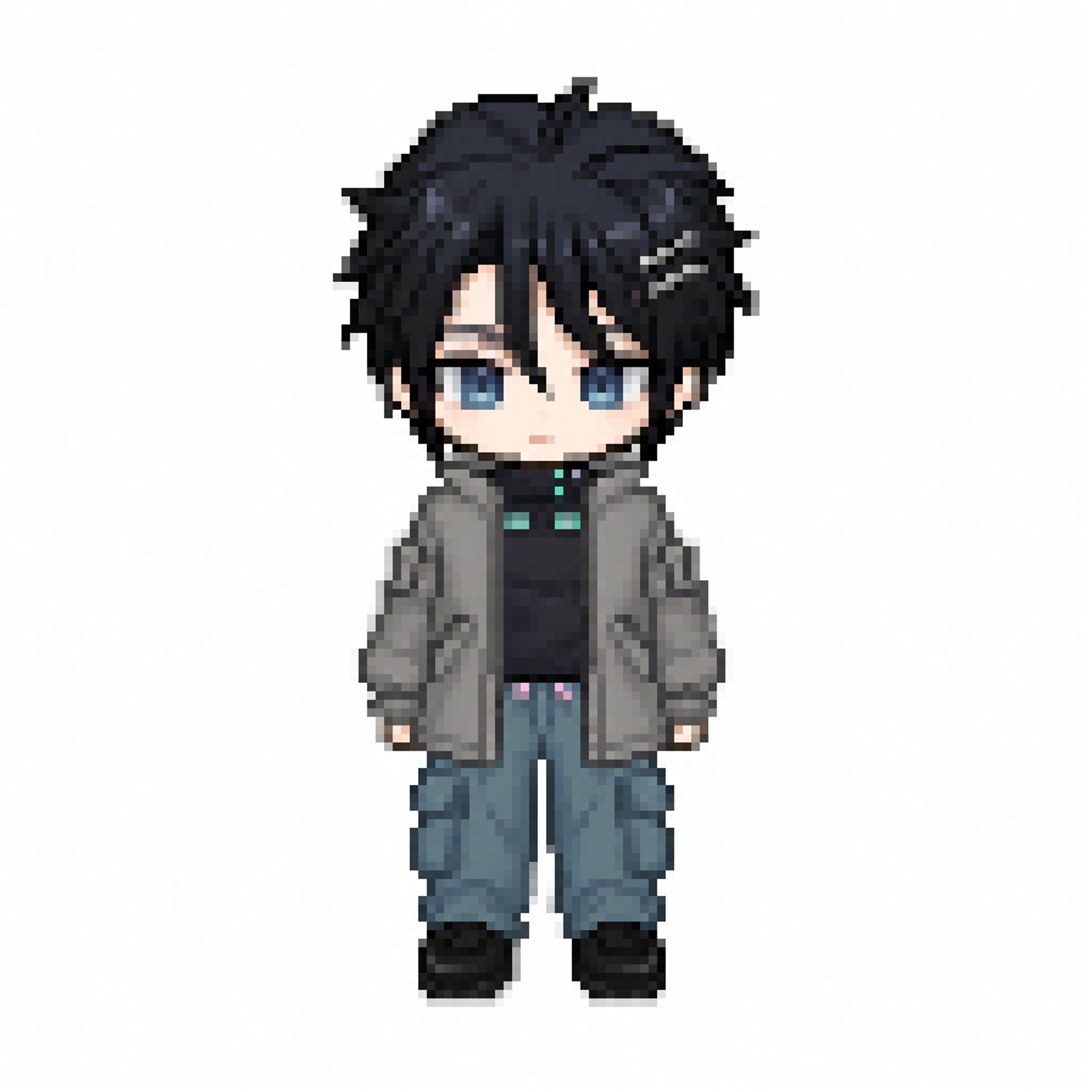 イケメンのドット絵128×128-1