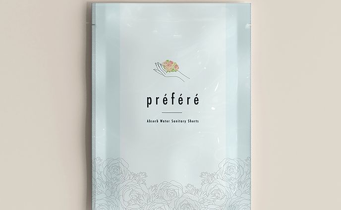 吸水ショーツパッケージデザイン