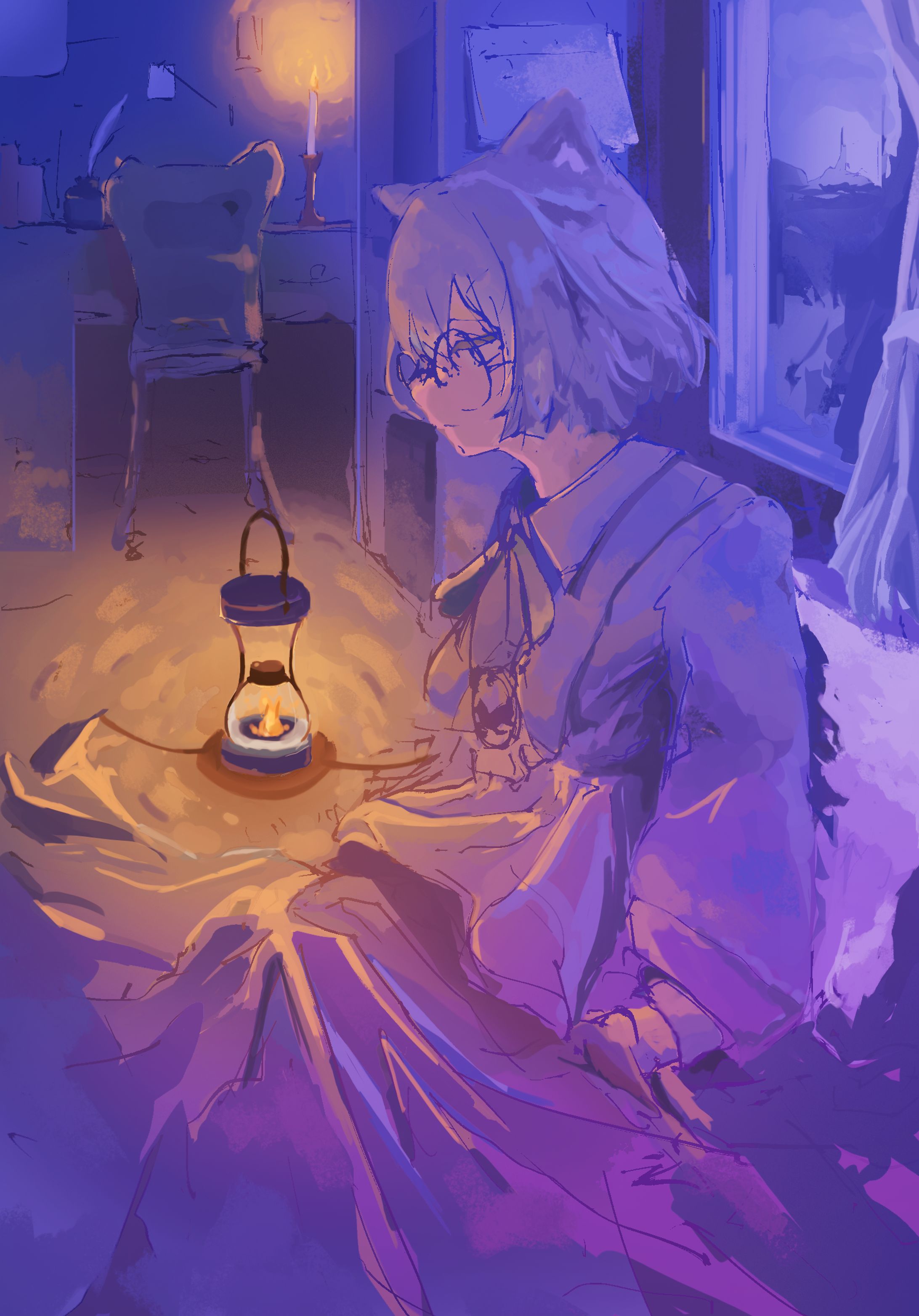 Lantern and Cloth-1