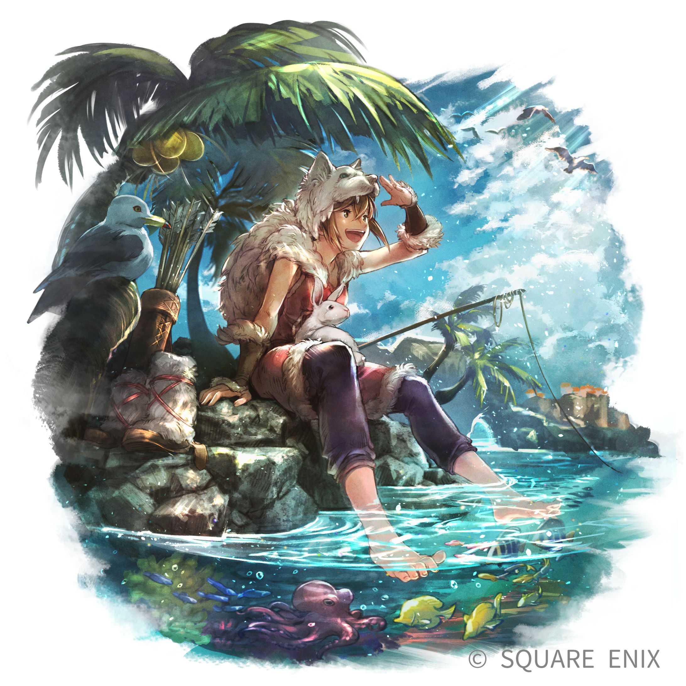 【大陸の覇者】キャラクターイラスト　SQUARE ENIX様-1