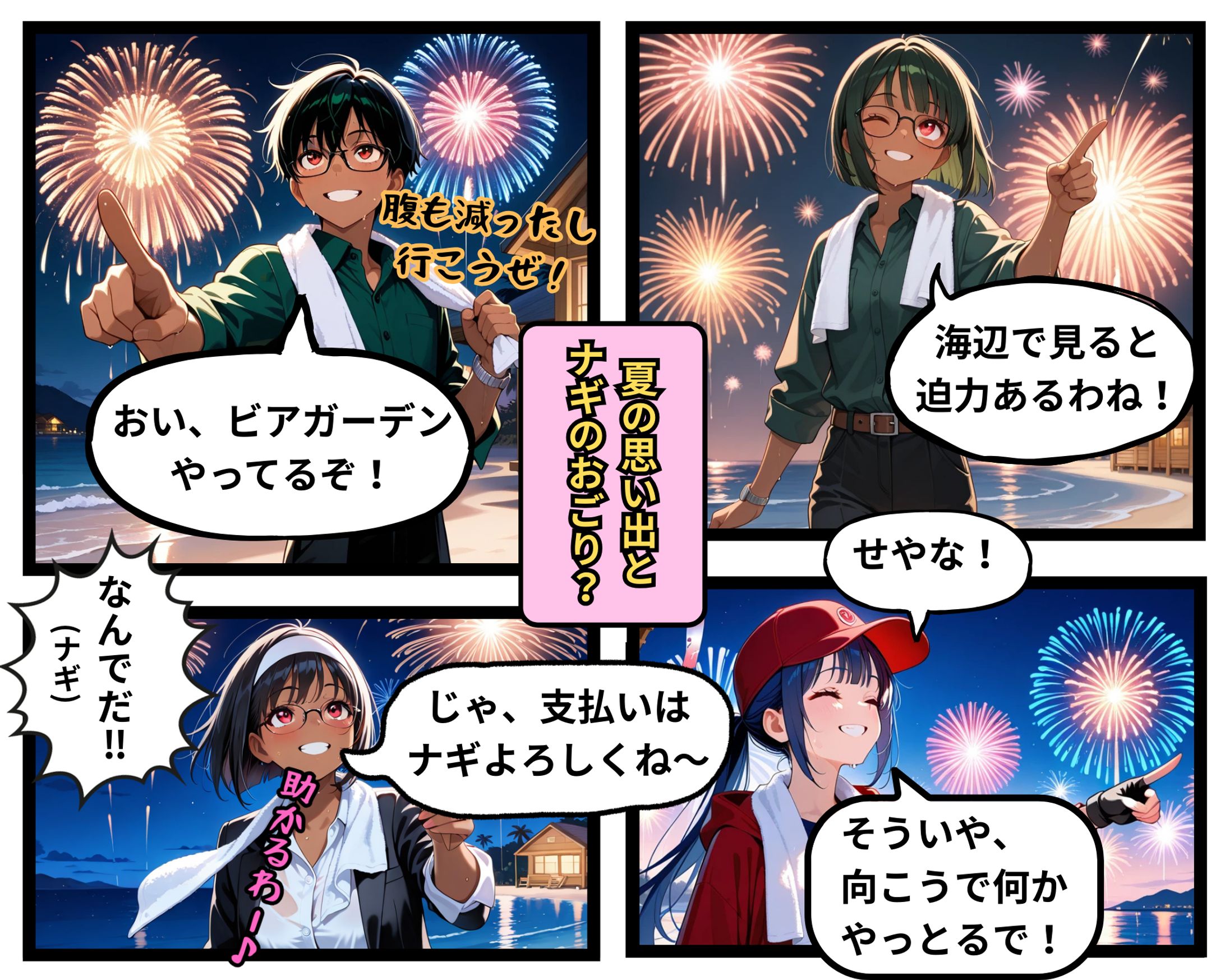 夏の思い出とナギのおごり？-1