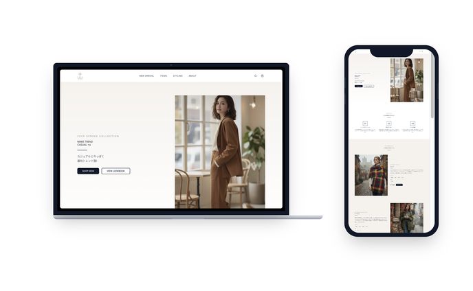 【LP】ファッションサイト