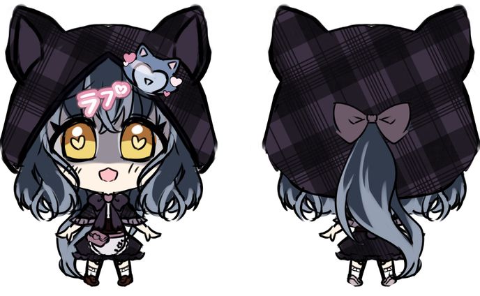 【デザイン】黒頭巾ちゃん