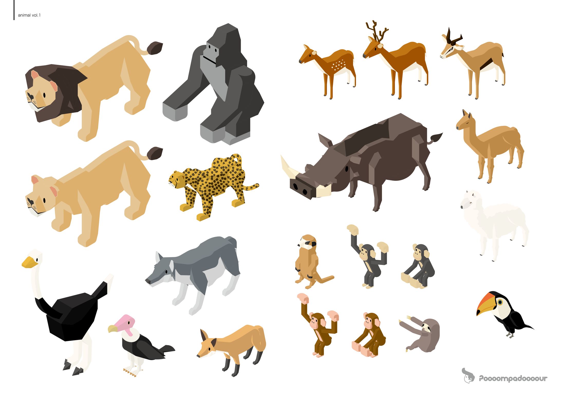 動物(どうぶつ)セット vol.1-1