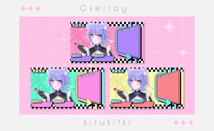 雑談配信画面￤Overlay
