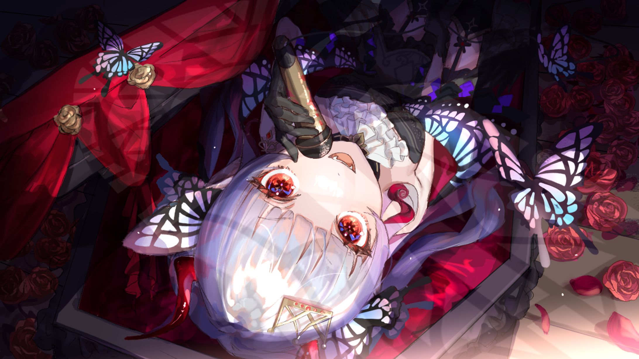 ミレニア様「鮮麗の姫」MVイラスト-1