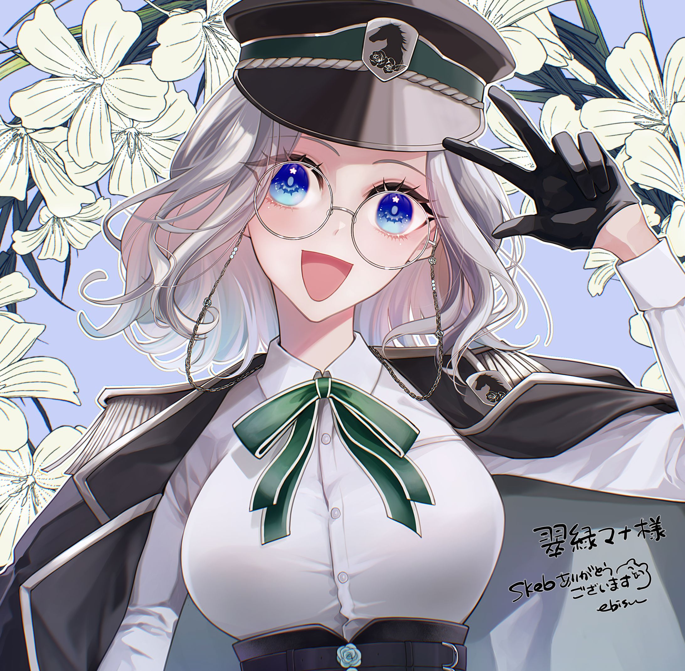 翠緑マナ様▶︎Skebご依頼イラスト-1