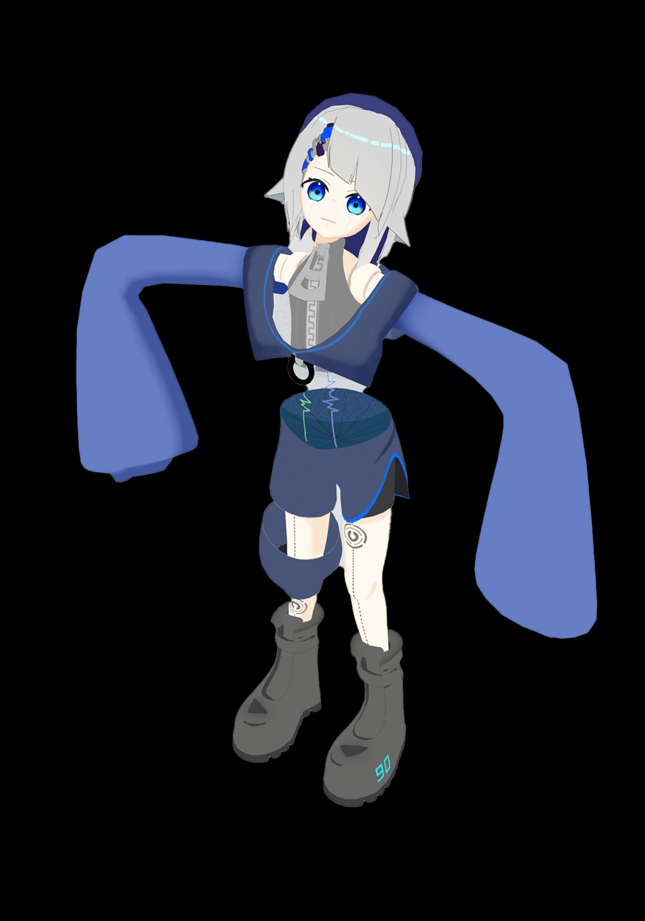 3Dモデル　天石くお様-1