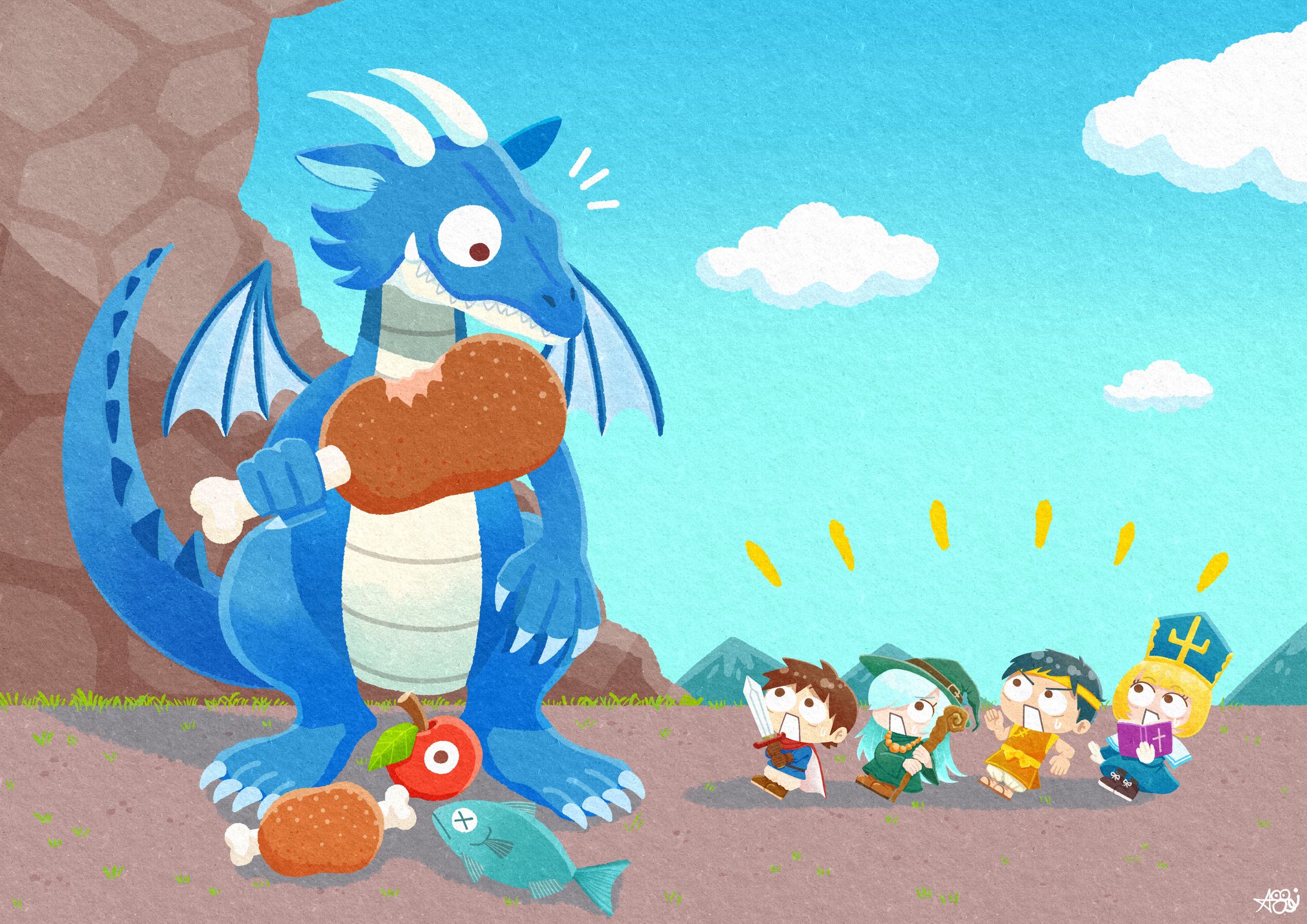 ドラゴンと遭遇！-1