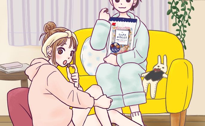 イラスト一般、三幸製菓「おちゃのま」