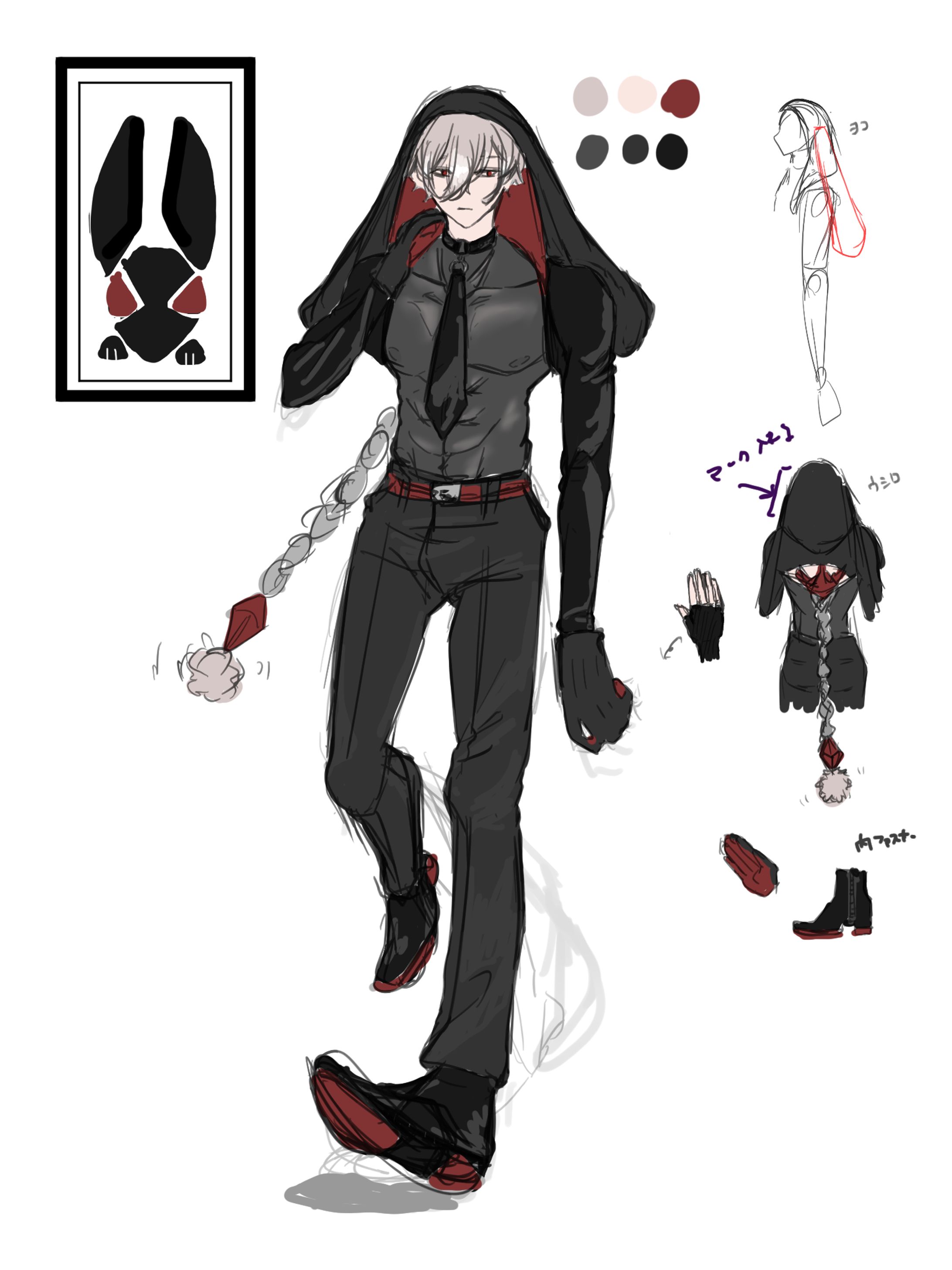 OCデザイン立ち絵ラフ-1