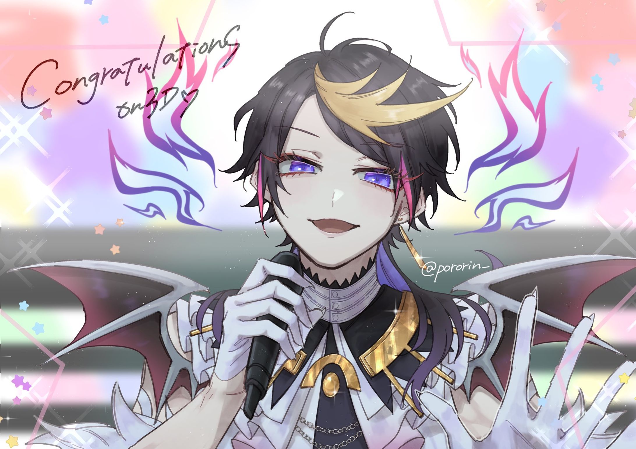 ファンアート　闇ノシュウ（NIJISANJI EN）-1