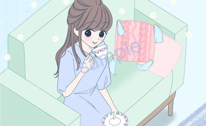サンプル用イラスト（ココナラ）