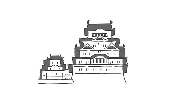 イラスト｜姫路城