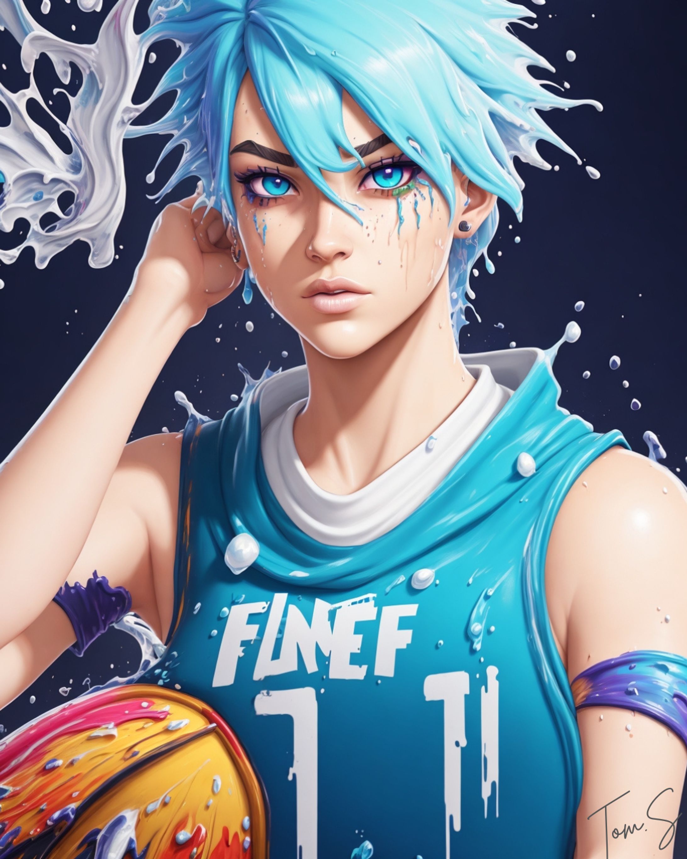 Blazing Spirit: The Passionate Basketball-1