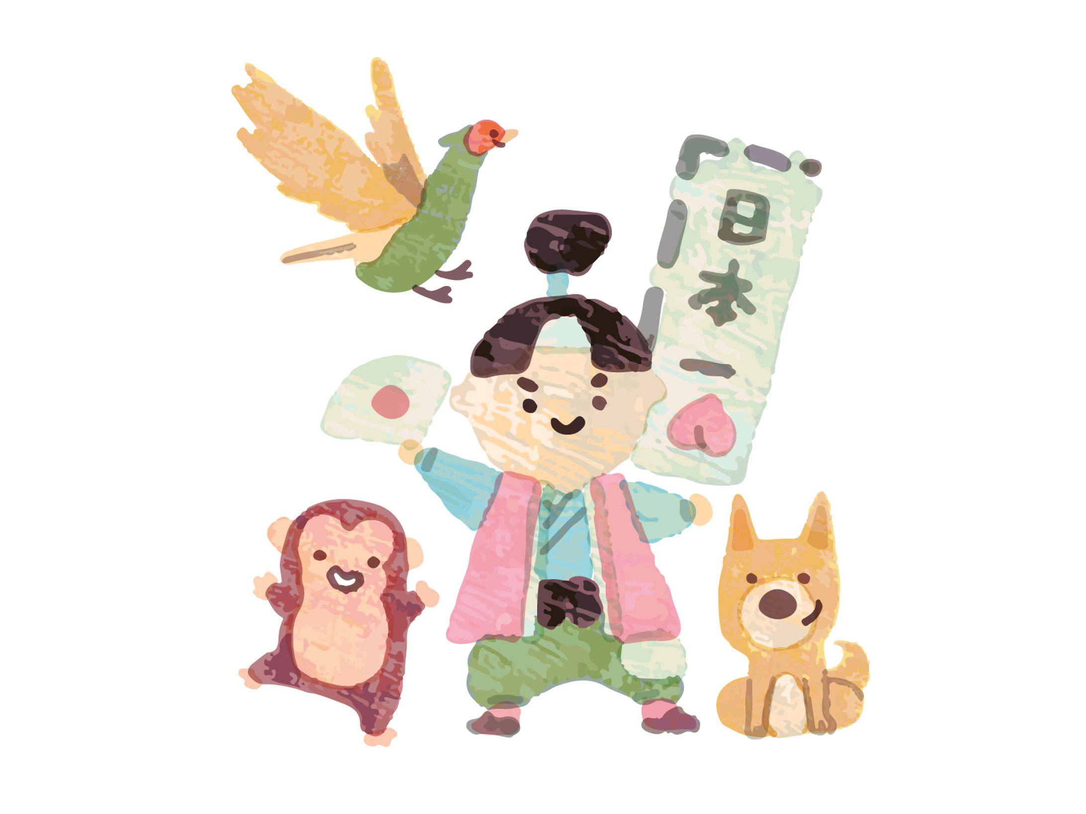 昔話のイラスト-1