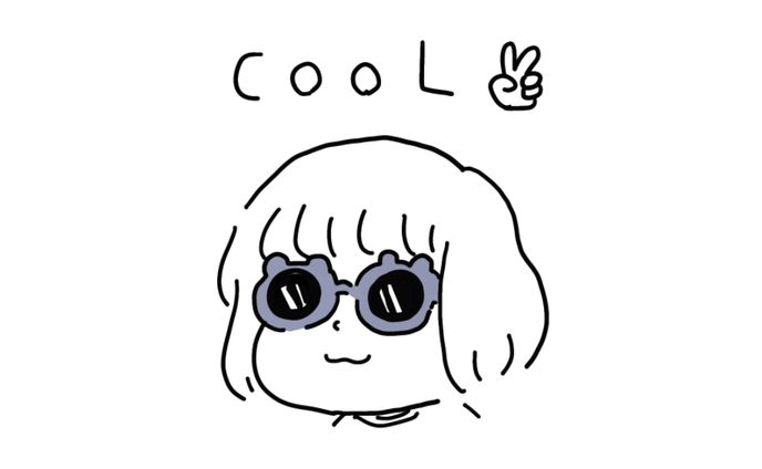 サングラスをかけた子ども