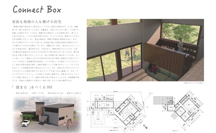 【住宅設計】connect box