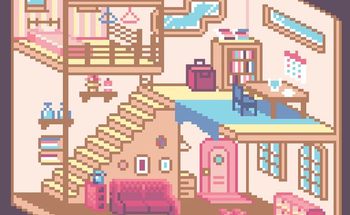 お家-ドット絵-