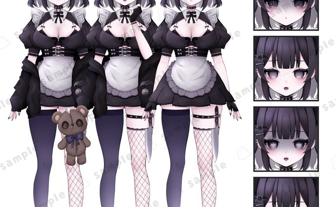 【Vtuberデビューセットサンプル】フルセットプラン