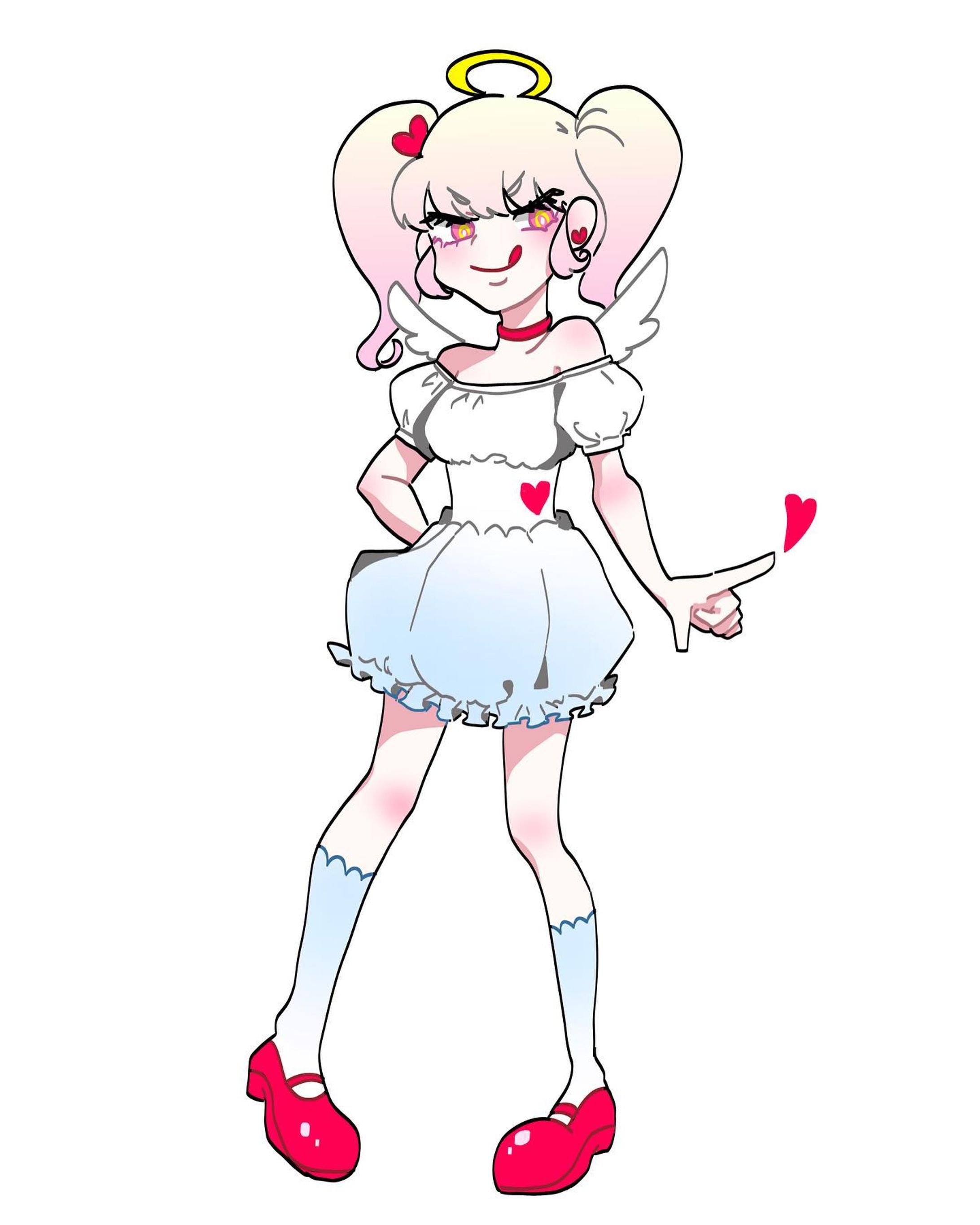 オリキャラ天使チャンです
個別で上げたことないのに今さら気づいたので、、、
死んで悪魔に生まれ変わるはずが手違いで天使になっちゃった幸運少女
彼女にとっての幸せとは一体何なんだろうか

 #天使チャンとアクマくん #創作キャラ  #創作女子  #オリジナルイラスト  #illustration  #イラスト  #オリジナルキャラクター  #イラスト好きな人と繋がりたい-1