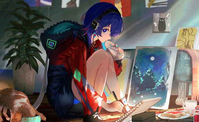 理芽 2nd ONE-MAN LIVE   NEUROMANCE Ⅱ 公式ファンアート