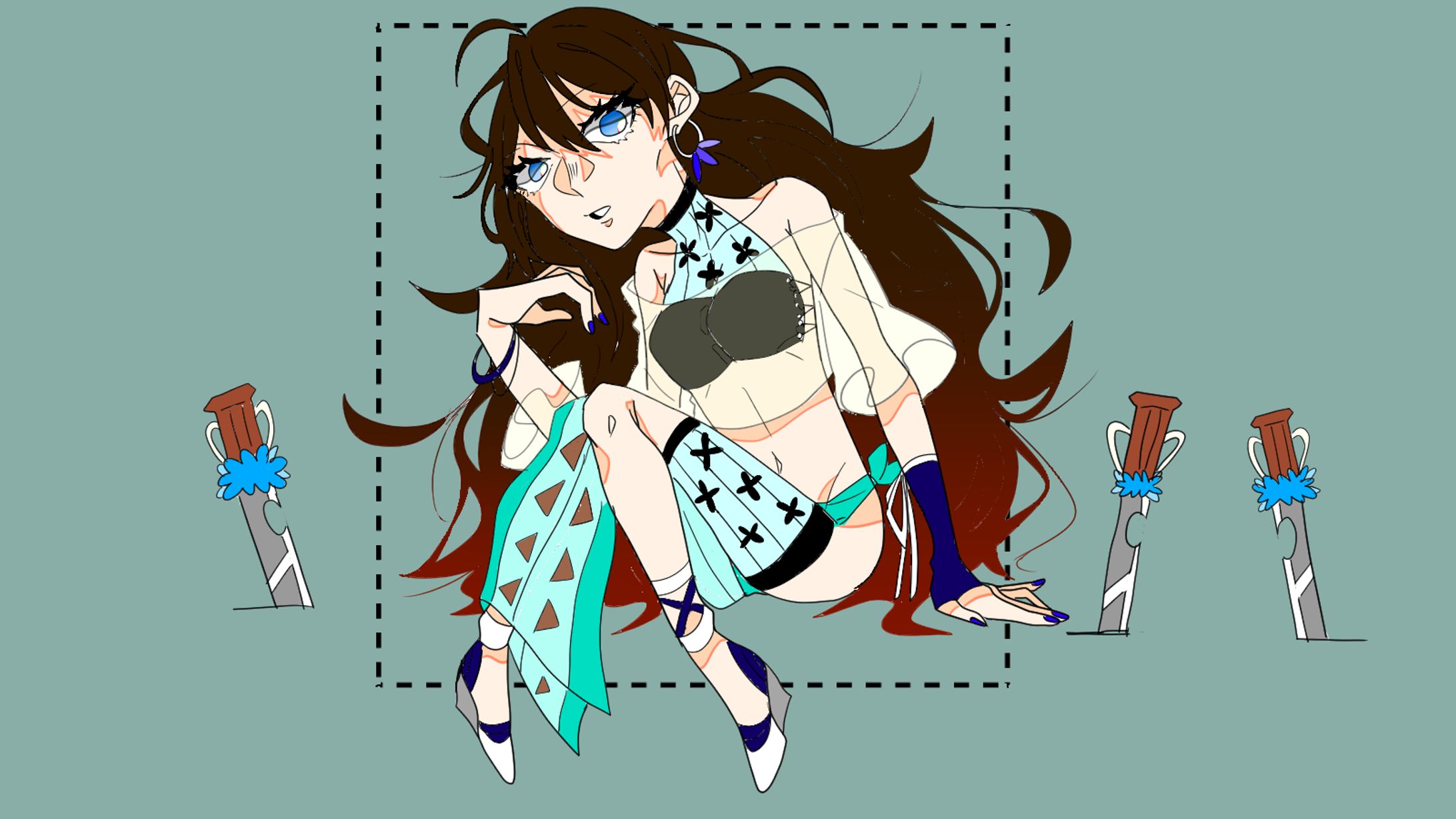 有償依頼で描いたイラスト-1