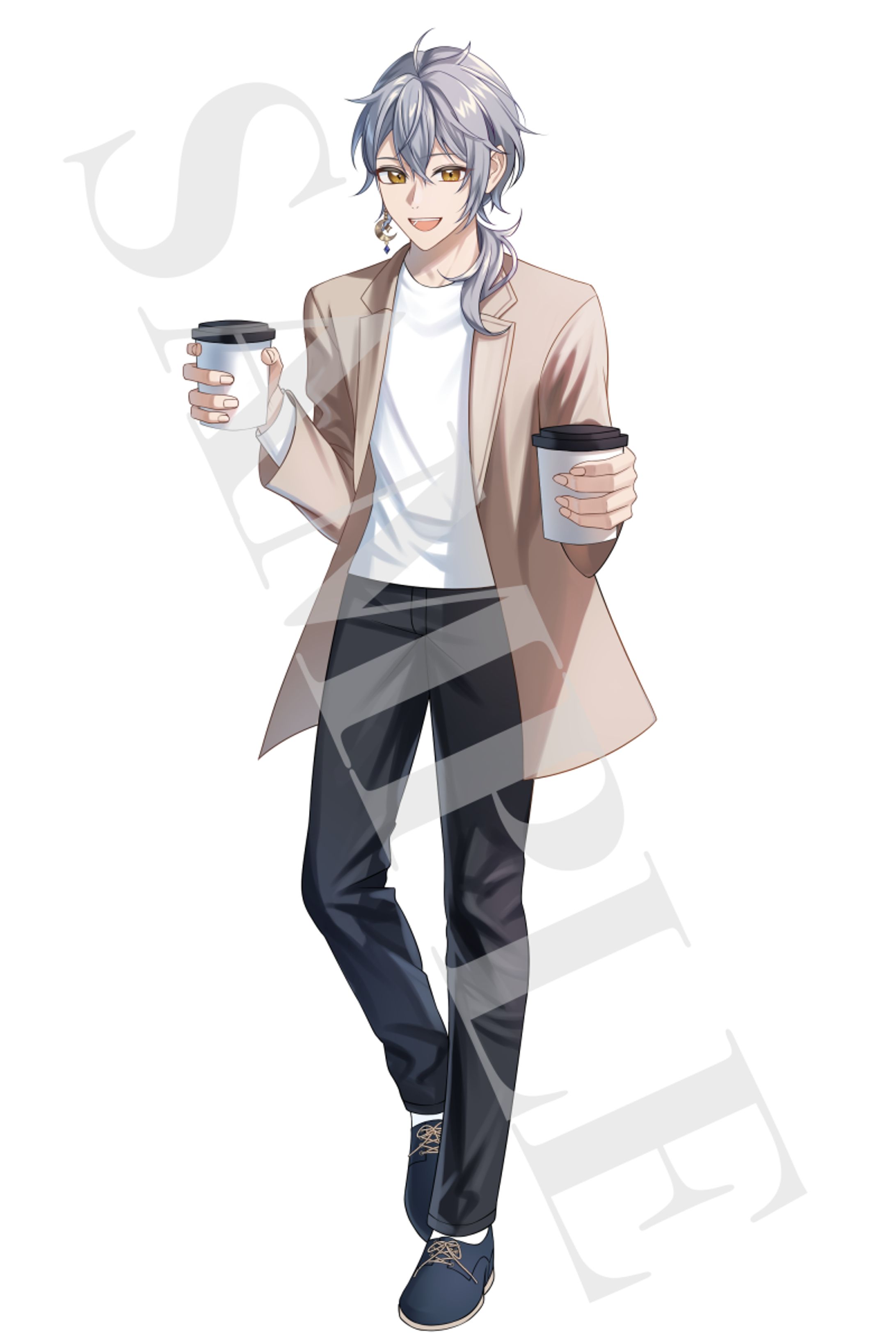 【個人様】ホワイトデー立ち絵イラスト-1