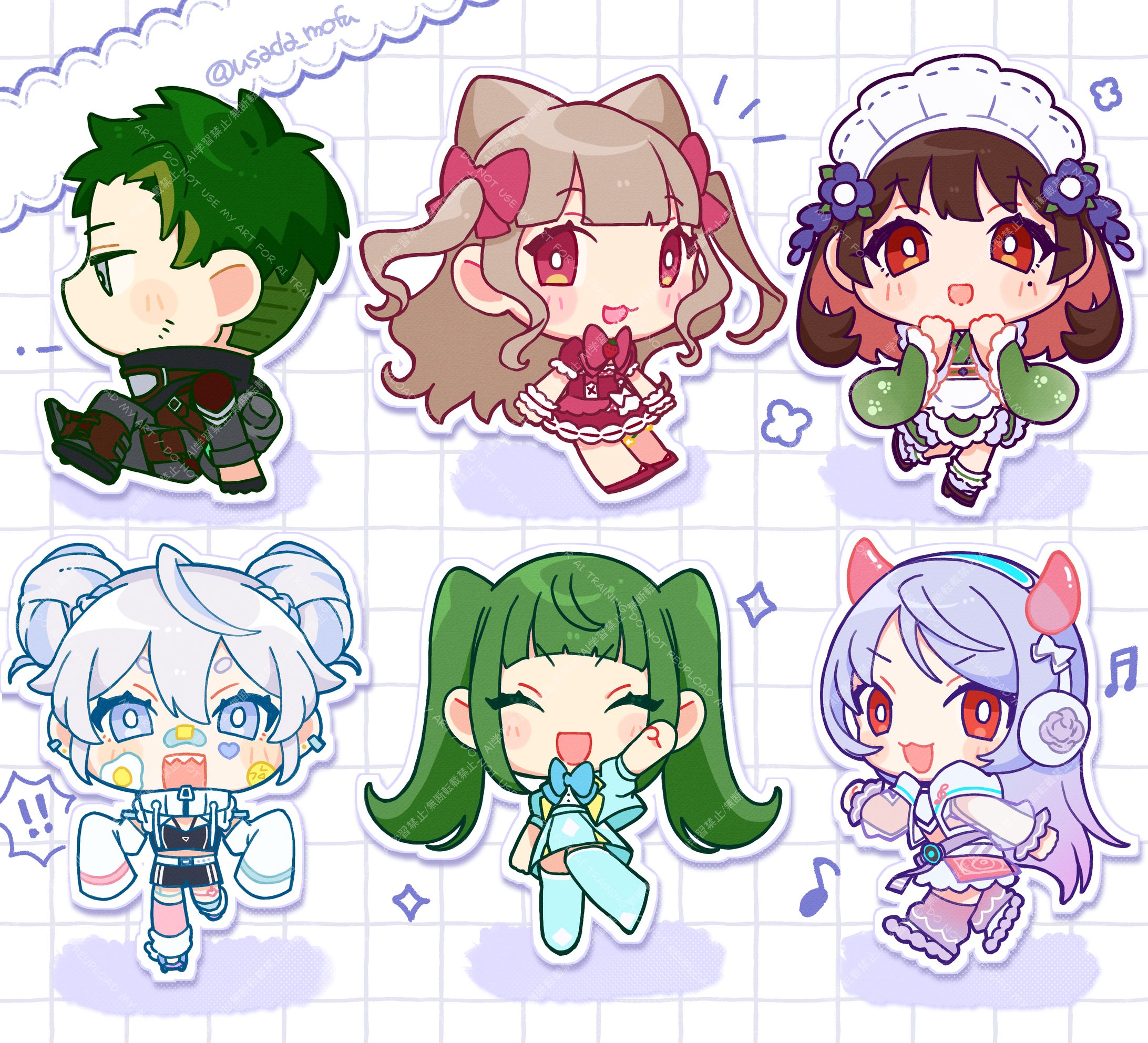 Vtuber(デフォルメイラスト)-1