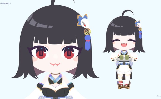 ミニキャライラスト、ゲームデザイン