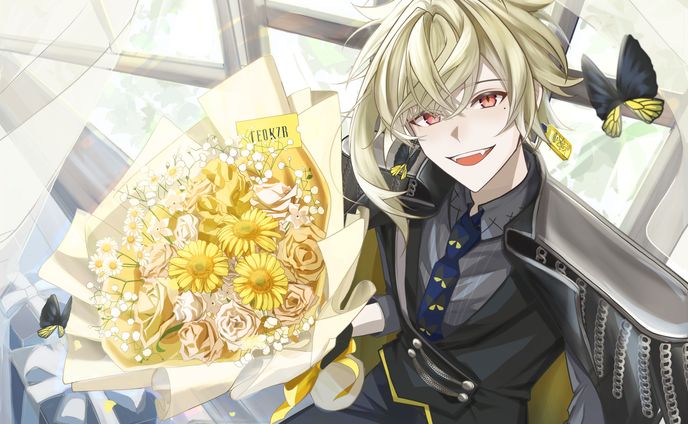 Vtuber　誕生日応援広告イラスト