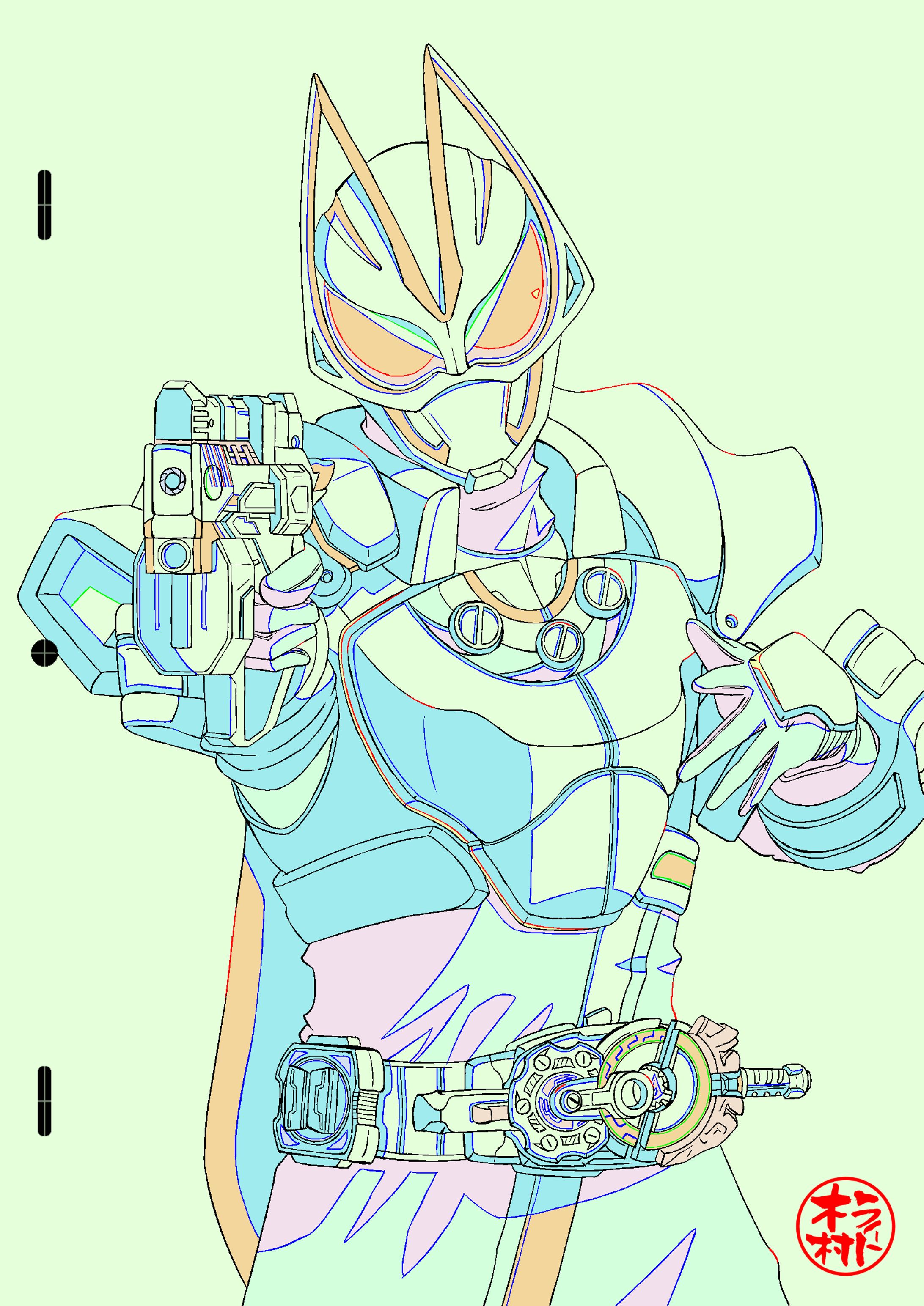 『仮面ライダージーツ』GEATS 【レイアウト】-1