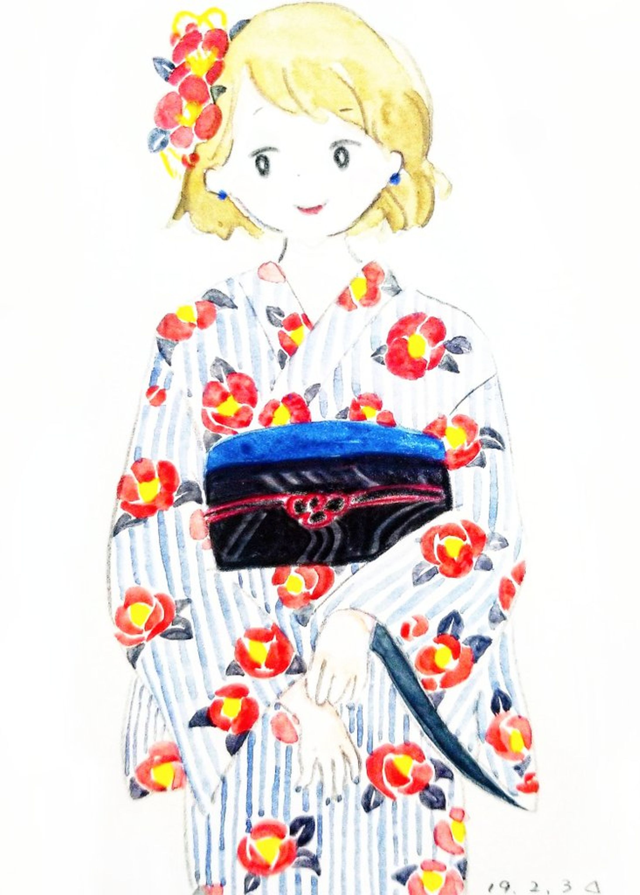 浴衣の女の子-1