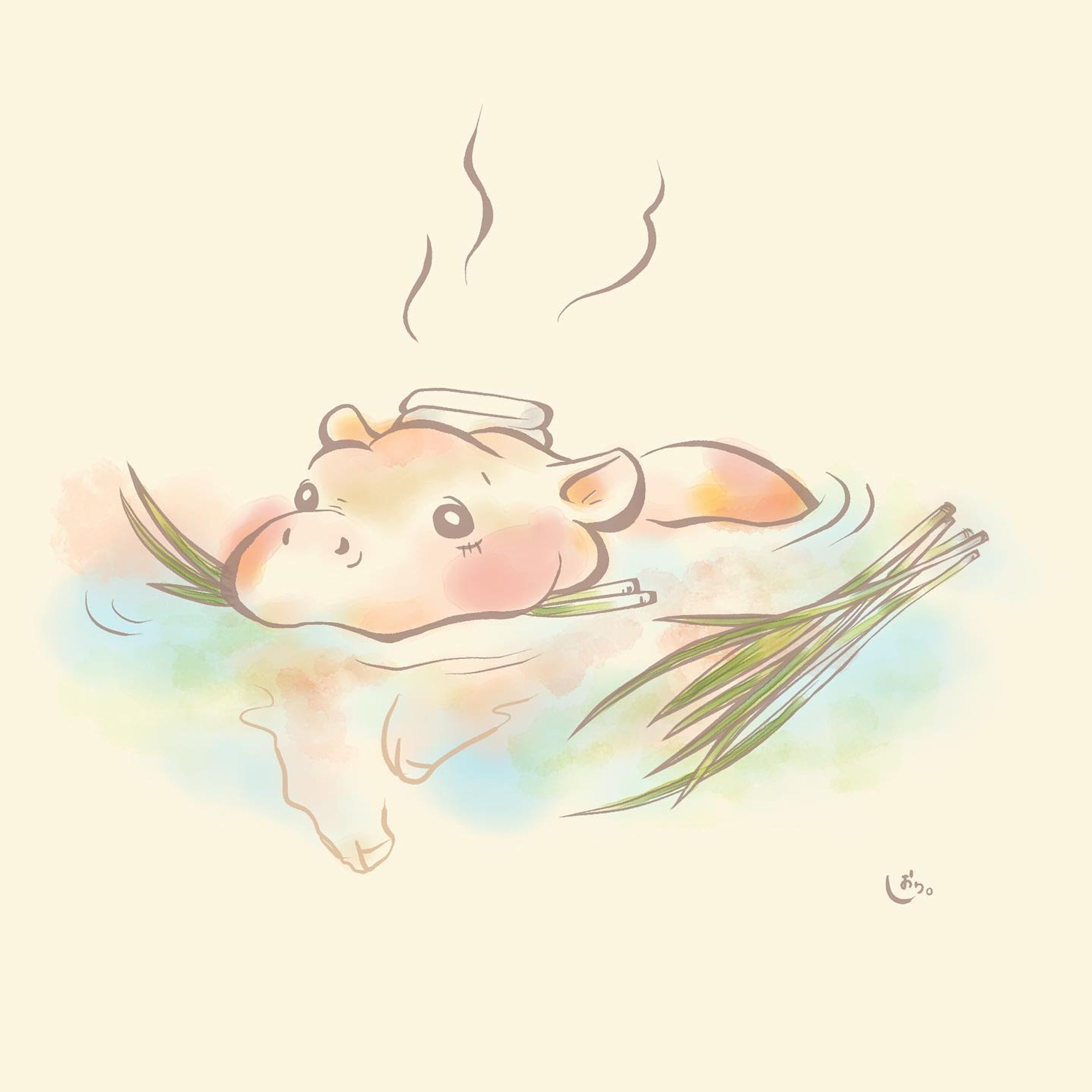 ちゃぷちゃぷ

水彩タッチのデジタルイラストです。
clip studio paint使用。

ポストカードサイズで制作。
制作時間は約2時間ほど。

挿絵としての活用おすすめです！-1