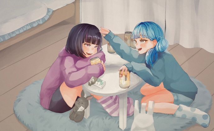 歌ってみたイラスト(雨上がり様)