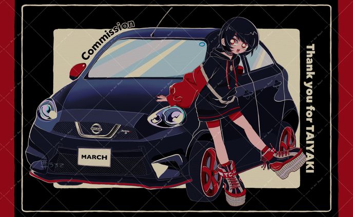 マーチNISMO S with NISMOgirl.
