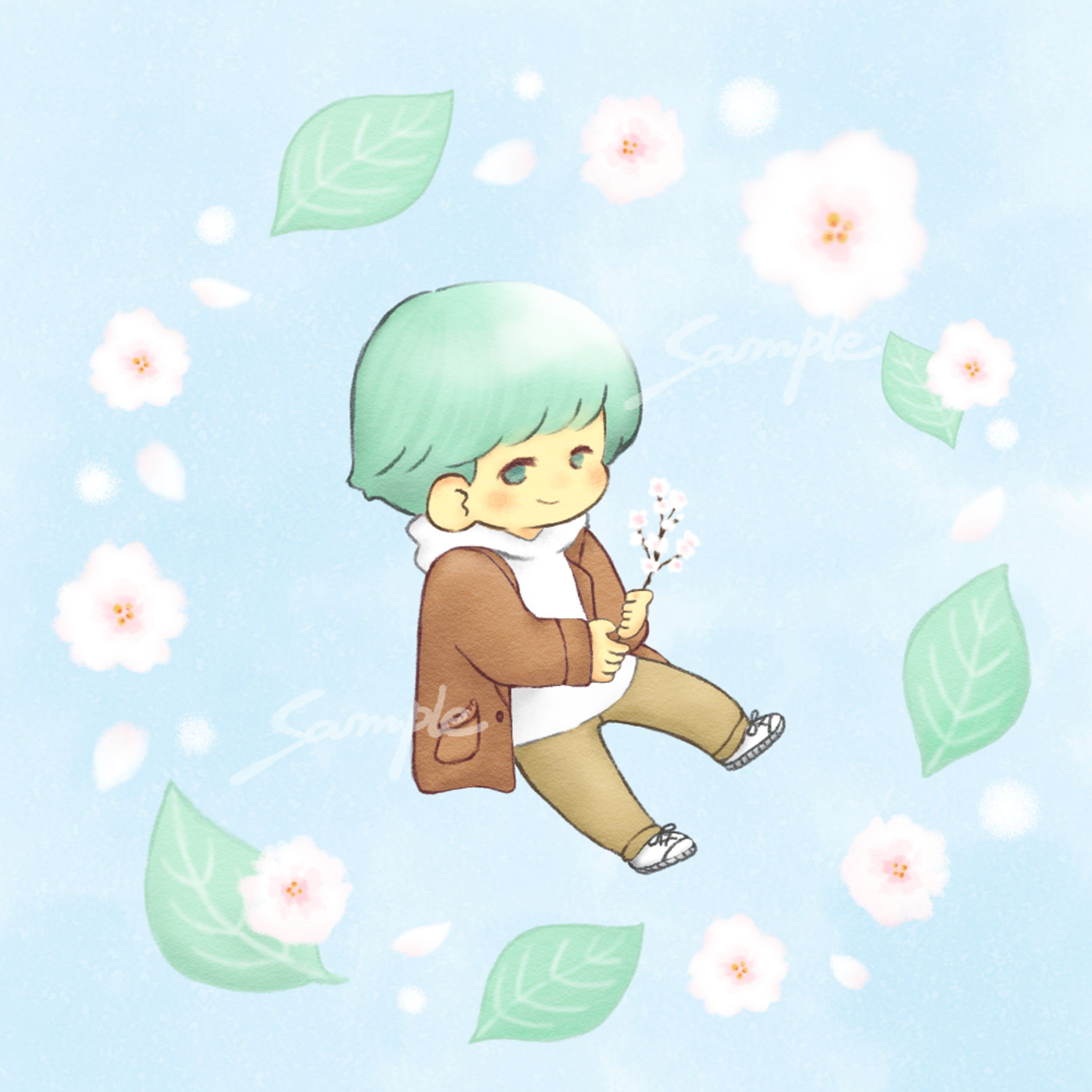 【ご依頼絵】プレゼントイラスト-1