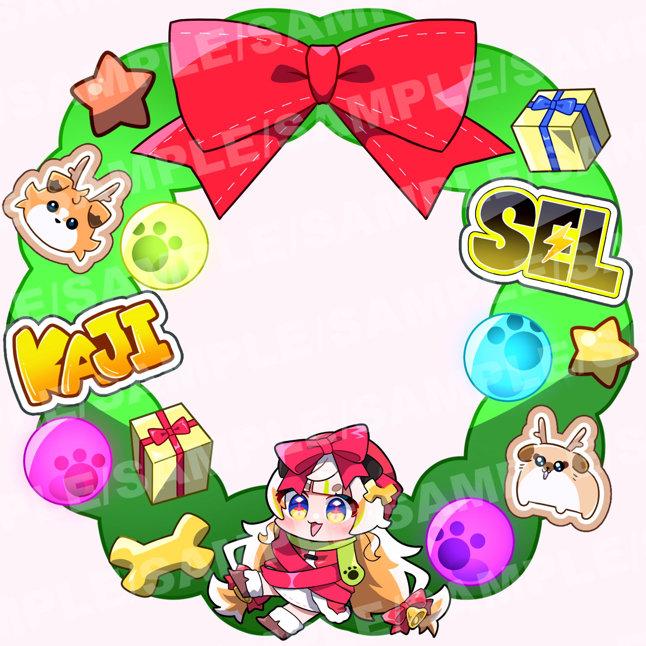 かじ様クリスマスアイコンリング-1