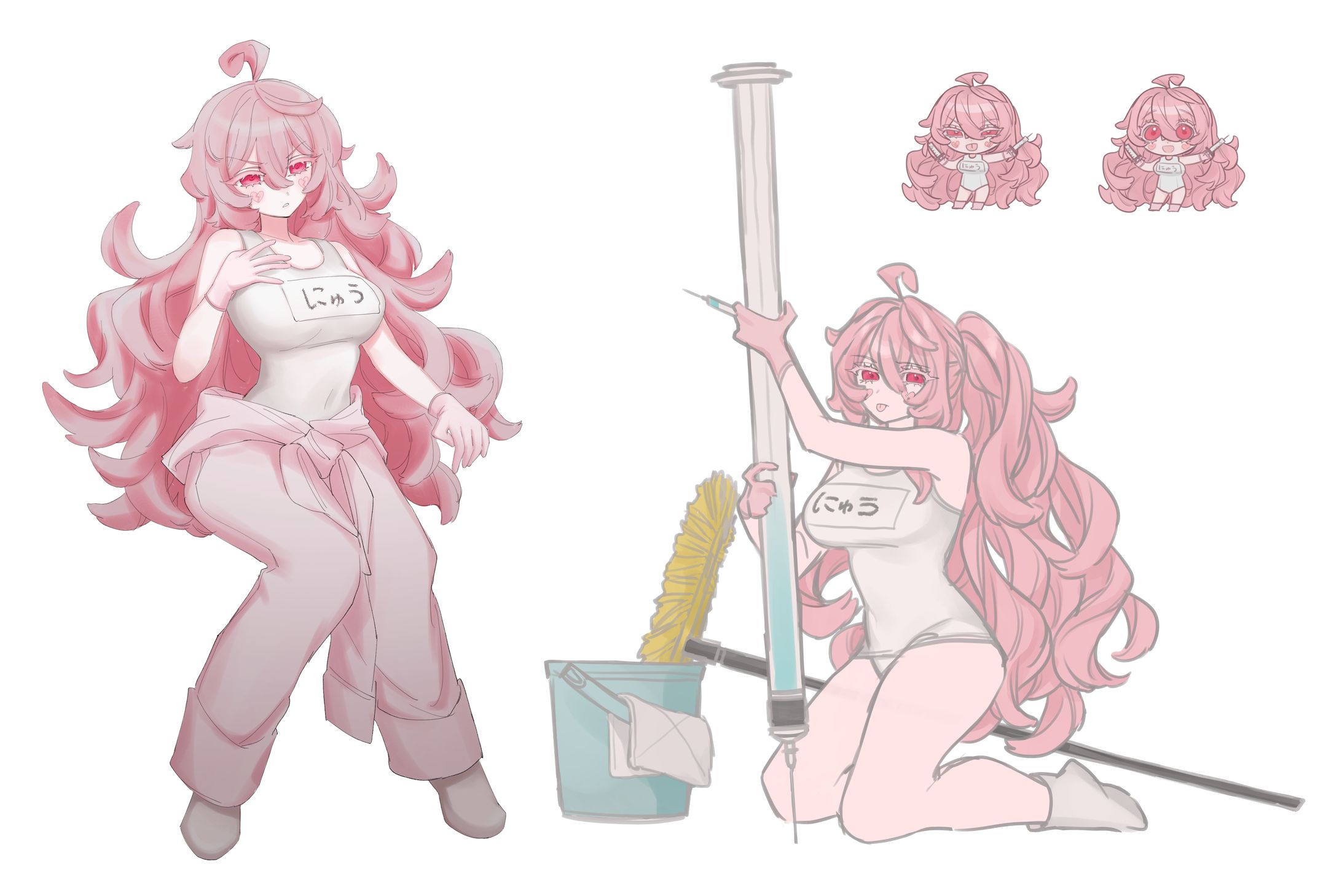 立ち絵イラスト+SDイラスト-1