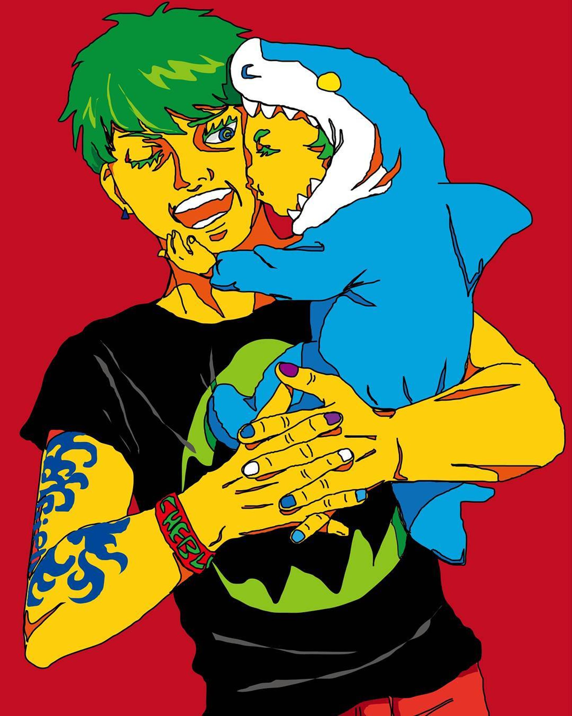 #ロケパ
#ロッケなパァパ
#ロック
#パパ
#イラスト
#CHEBLO-1