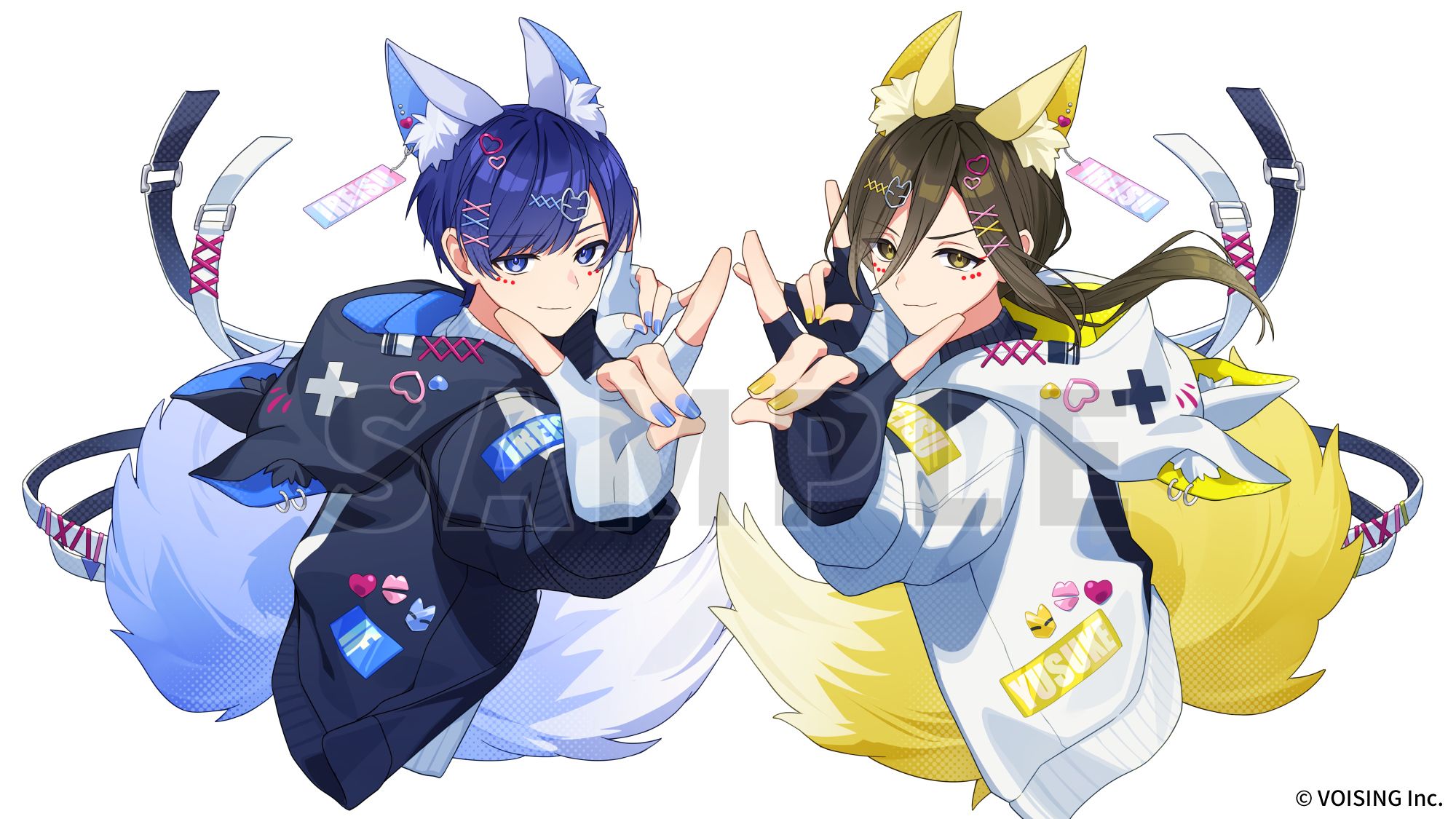 いれいす 悠佑様 If様 『キスキツネ』イラスト